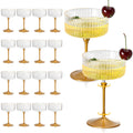 24 Pcs 9 Oz Champagne Martini Glasses Set S3487