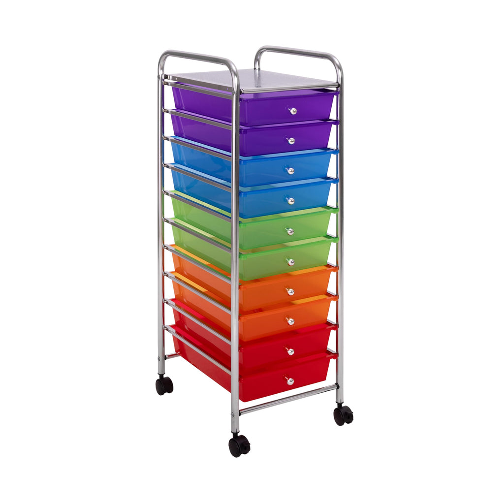 10 Drawer Rolling Storage Cart V357983