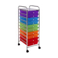 10 Drawer Rolling Storage Cart V357983