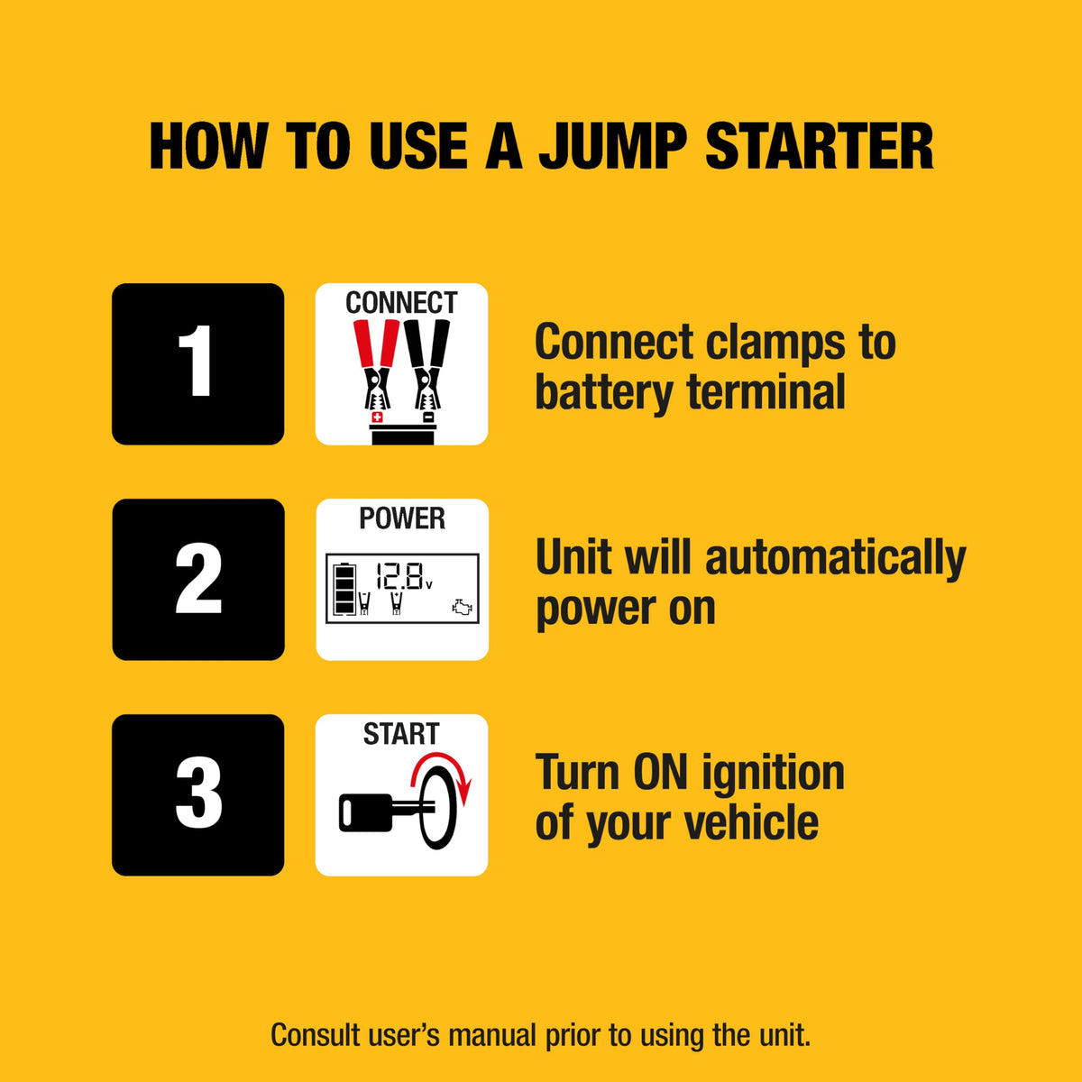 1600 Peak Amp Jump Starter with 120 PSI Air Inflator K221