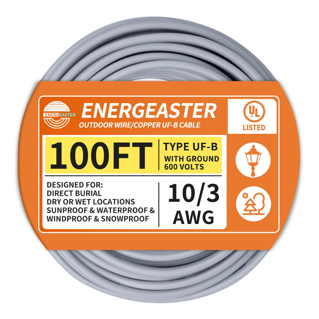 10/3 UF-B 100FT Underground Feeder Cable D32322