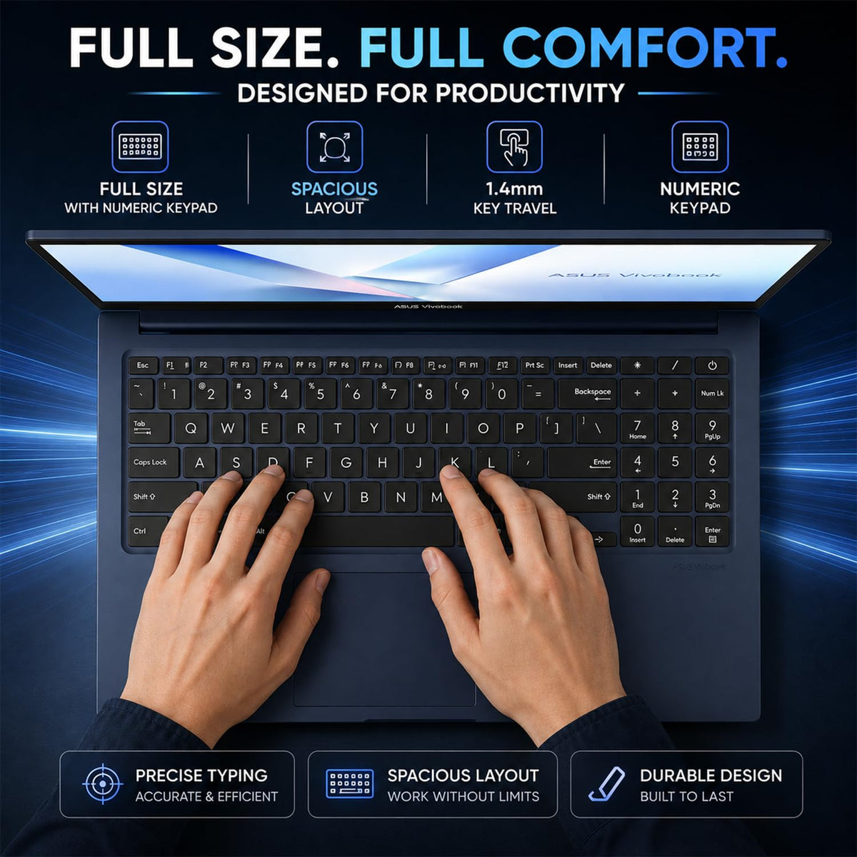 15.6" FHD IPS Intel Core 3 16GB DDR5 256GB SSD Laptop H917