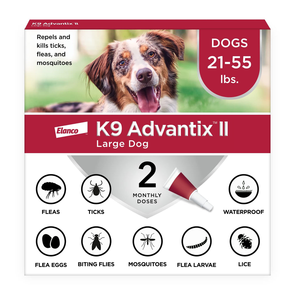 Flea & Tick Topical for Large Dogs 21–55 lbs., 2ct Z958