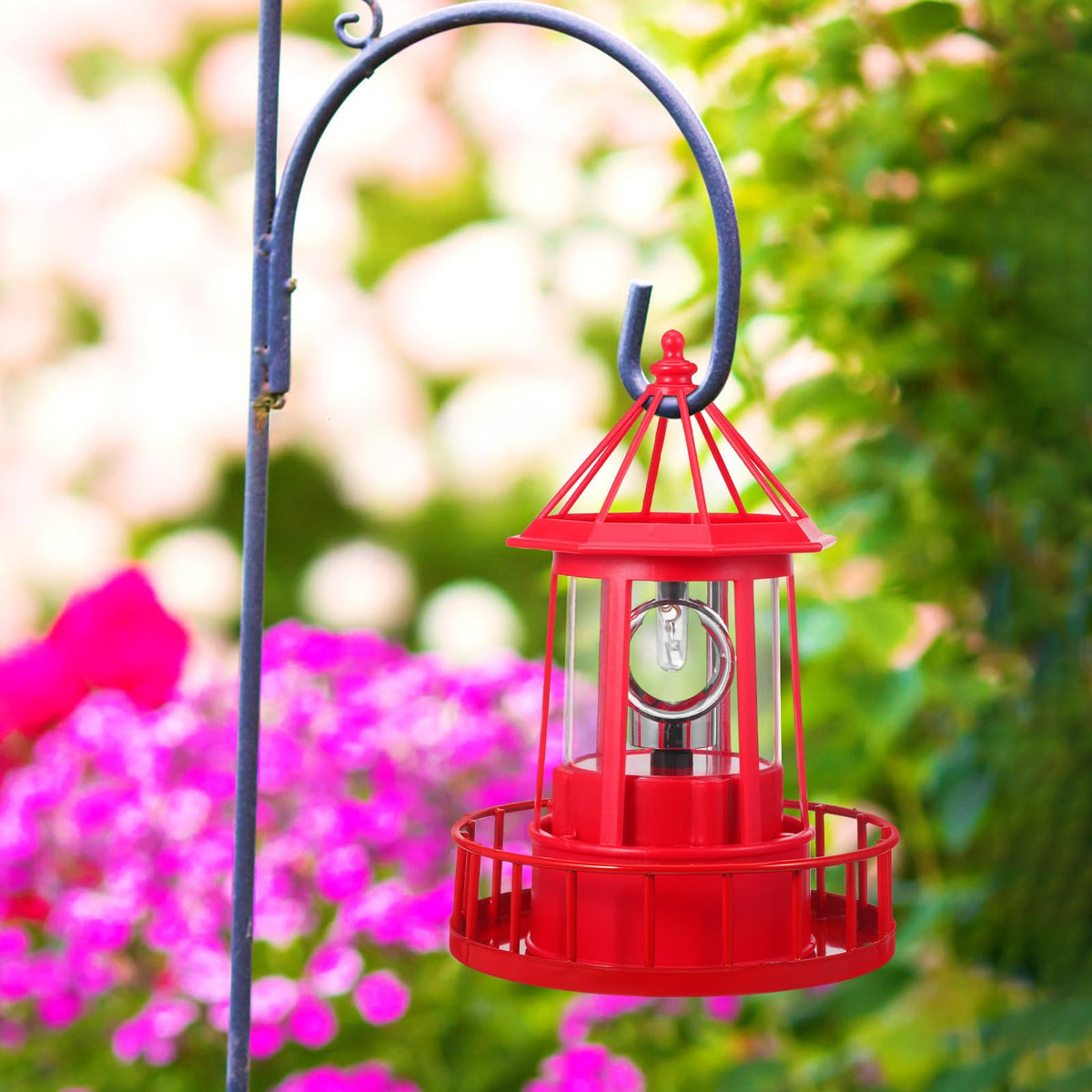 Solar Rotating Lighthouse Garden Light M144