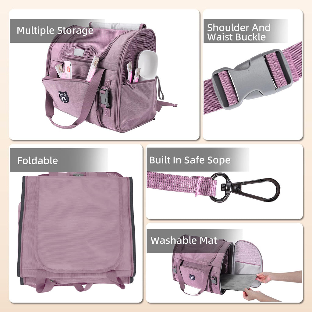 Expandable Large Cat Carrier Backpack G399