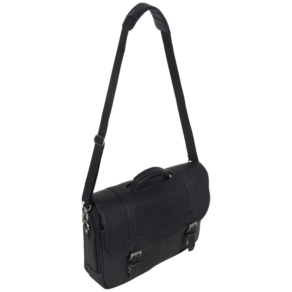 Leather Laptop Messenger Bag J20723
