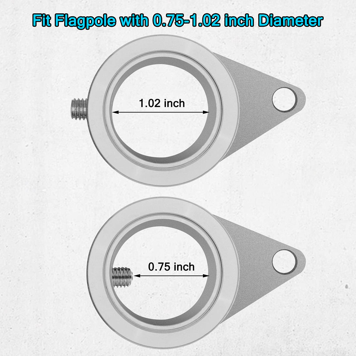 1 Inch Flag Pole Rings & Kit E423959