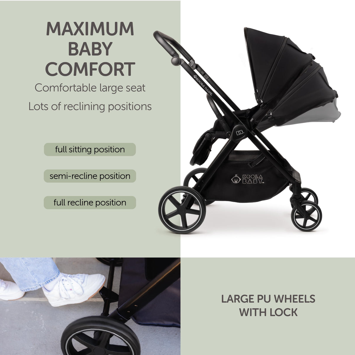 Reversible Foldable Baby Stroller L756