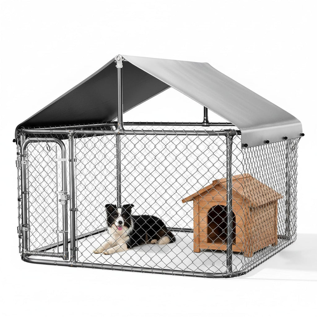 6.5x6.5ft Large Outdoor Dog Kennel C495799