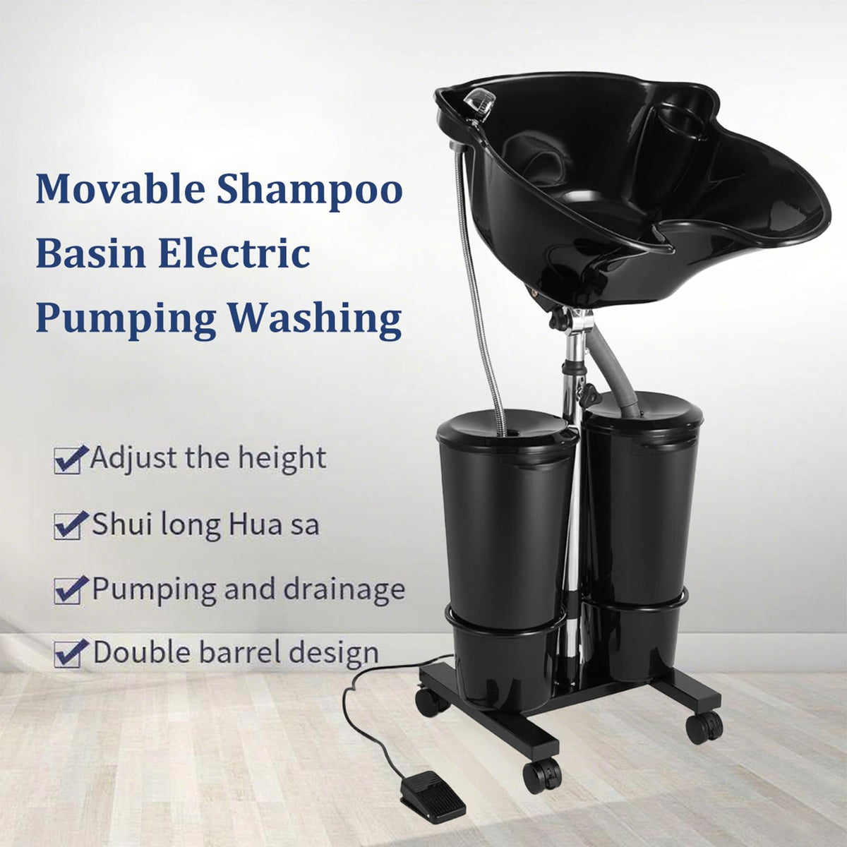 Portable Hair Washing Basin with Electric Pump E98803