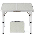 Adjustable Height Small Folding Camp Table L92292