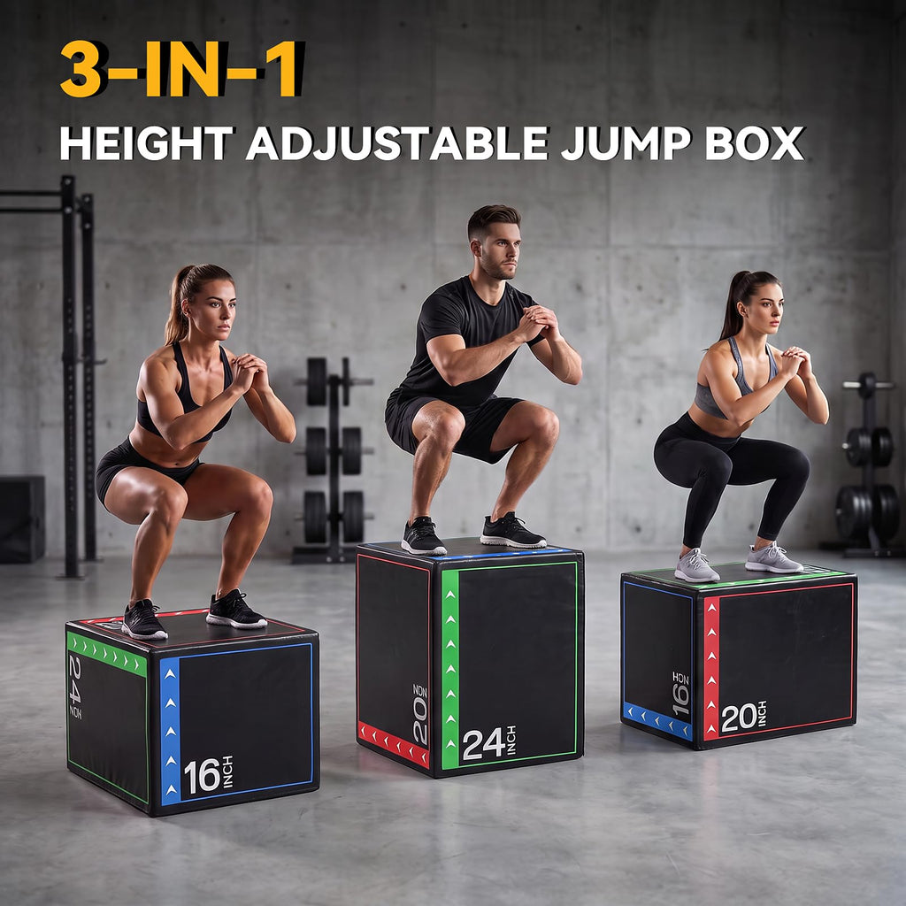 3 in 1 Plyometric Jump Box L77910