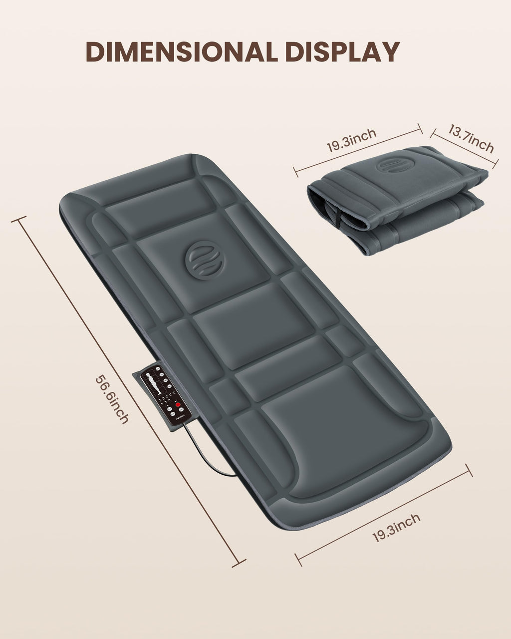 Full Body Massage Mat with Heat F26691