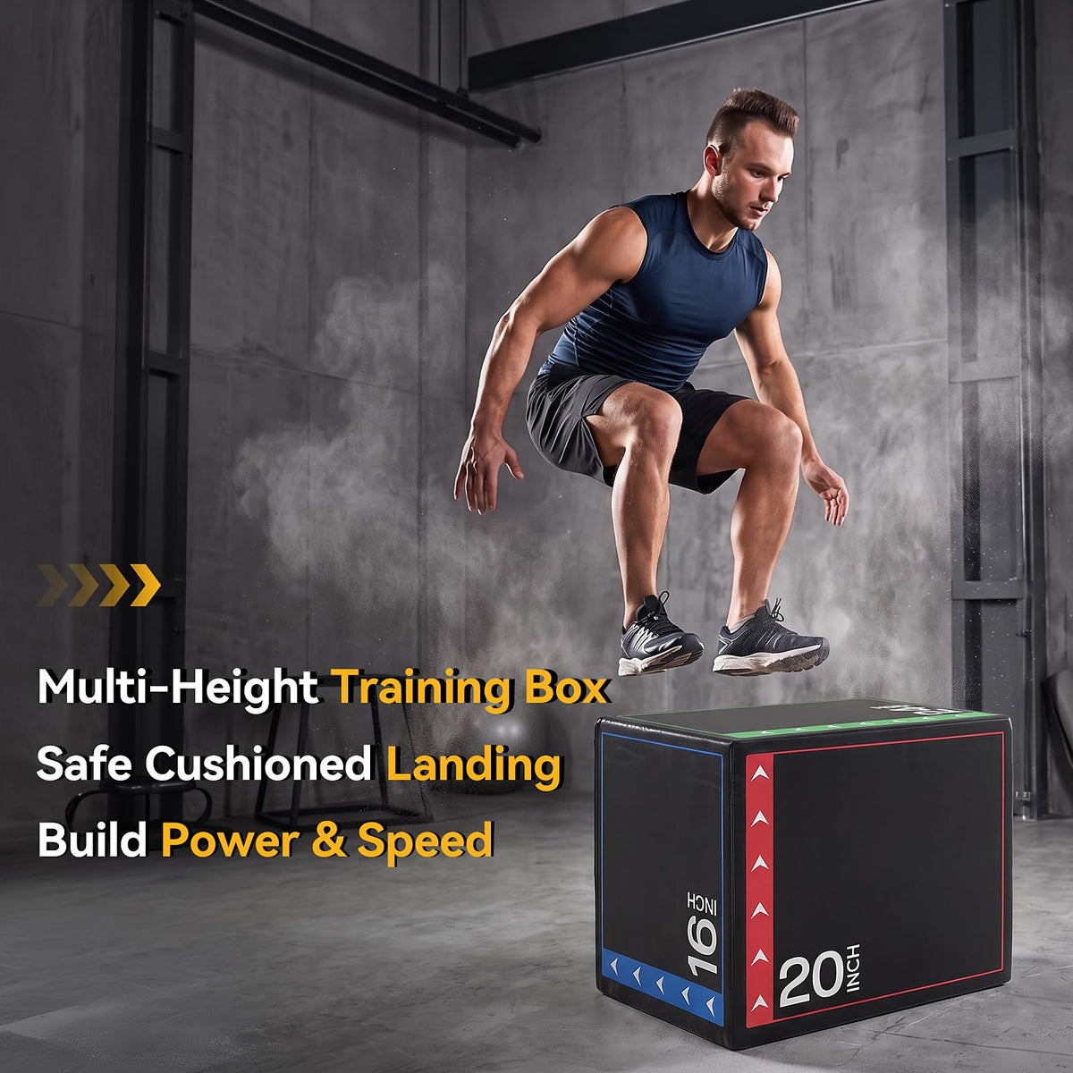 3 in 1 Plyometric Jump Box L77910