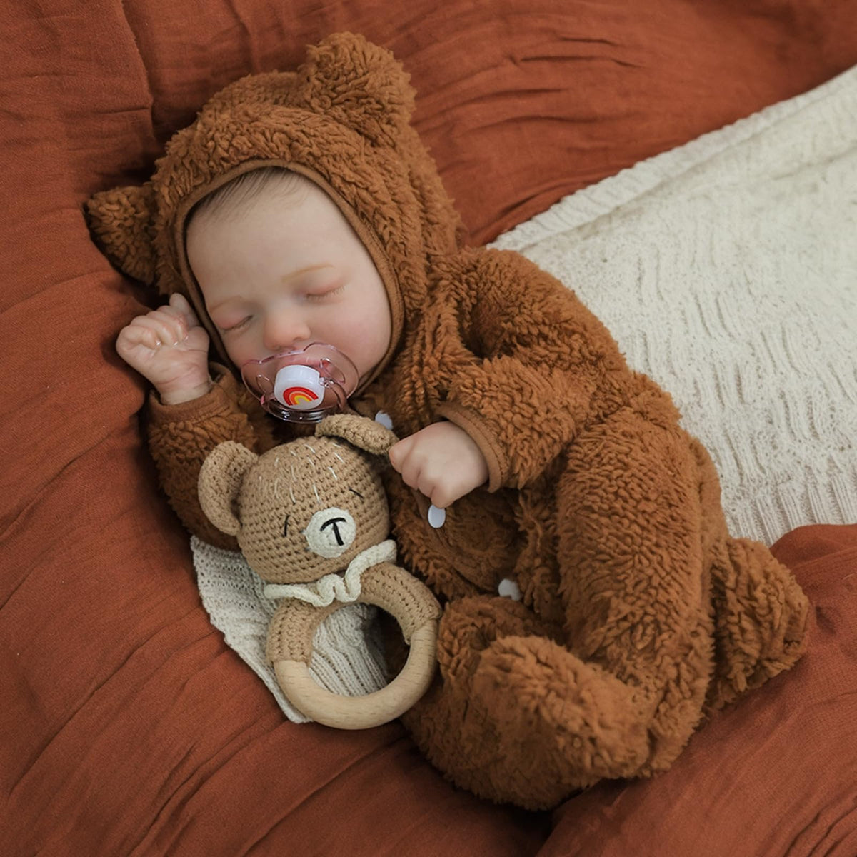 20 Inch Weighted Vinyl Baby Doll V542