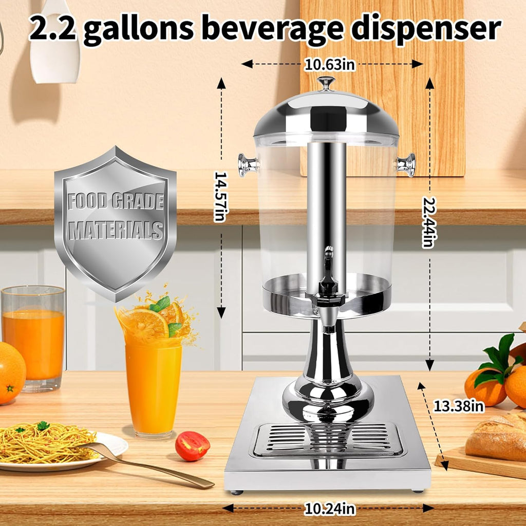 Stainless Steel Beverage Dispenser with Stand L465011