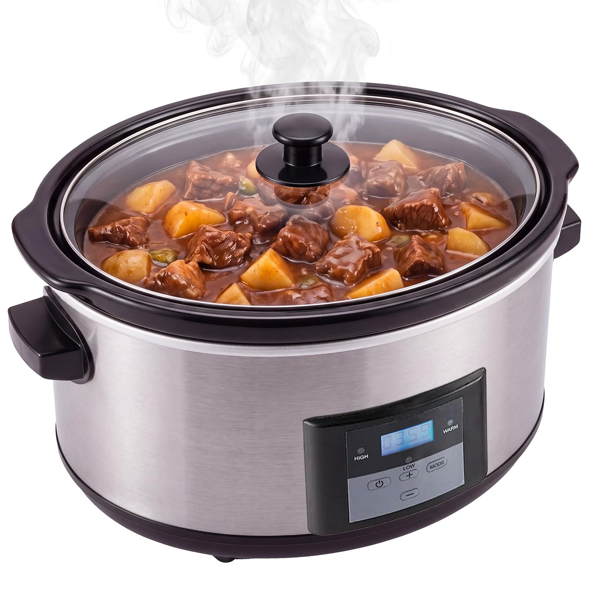 8.5 Qt Slow Cooker with Timer O3469