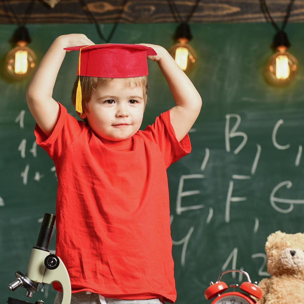 30 Pcs Child Size Felt Graduation Caps G99950