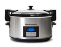 8.5-Quart Stainless Steel Programmable Slow Cooker with Locking Lid P446250