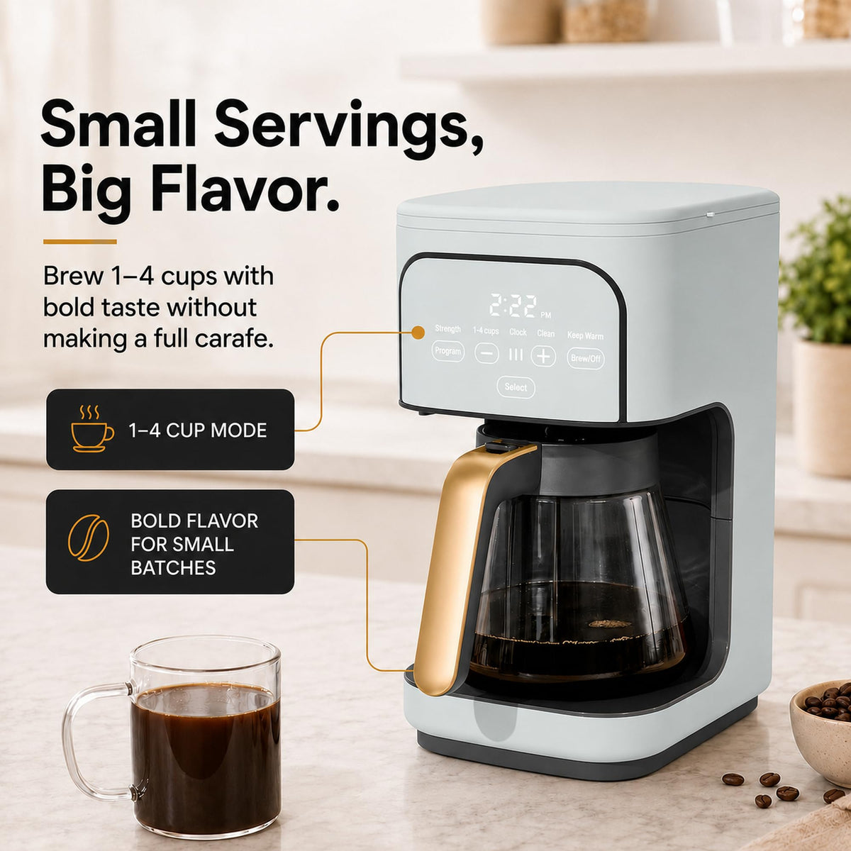 12-Cup Programmable Drip Coffee Maker I754471