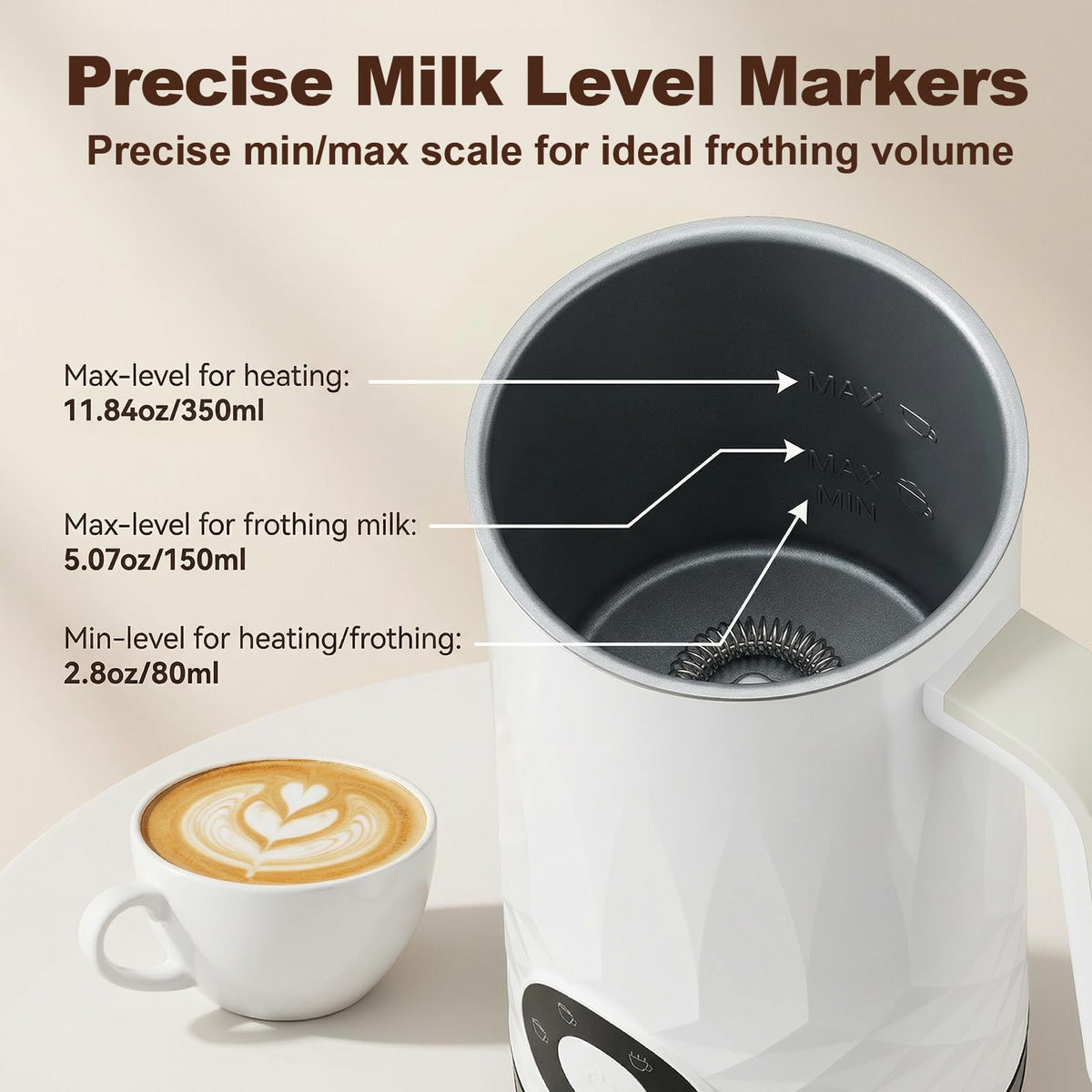 Milk Frother and Steamer A948