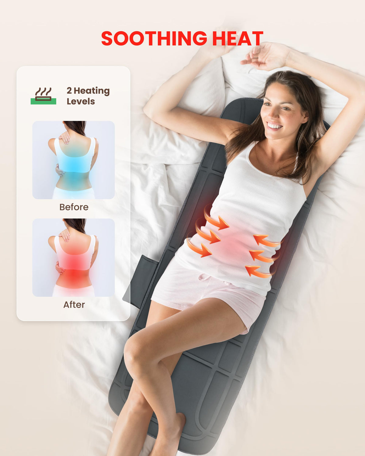 Full Body Massage Mat with Heat F26691