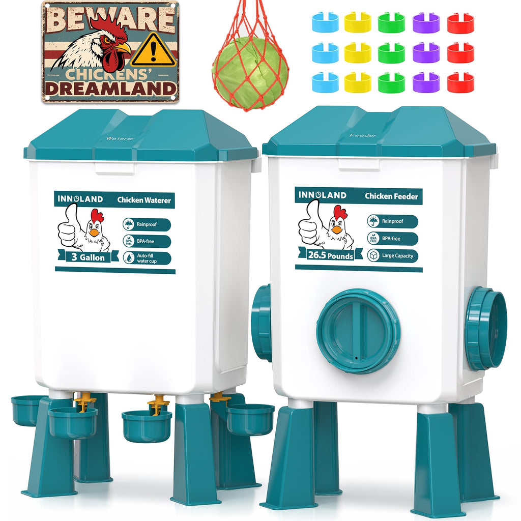 Chicken Feeder and Waterer Set S10587