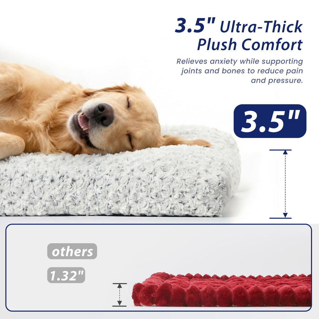 3.5" Thick Plush Non-Slip Dog Bed Mat K155479