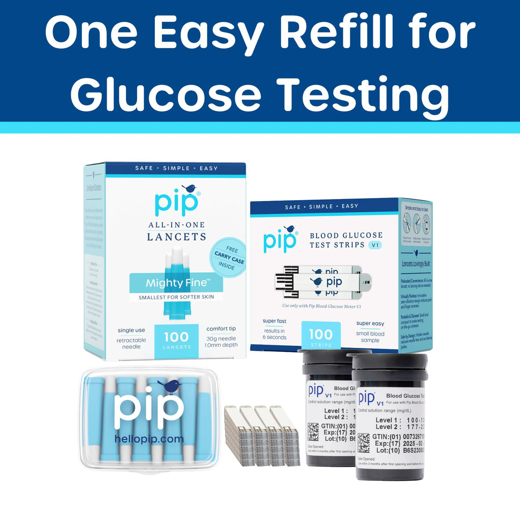 Blood Glucose Test Strips and Lancets 100 Count 30G 1.0mm Q6342