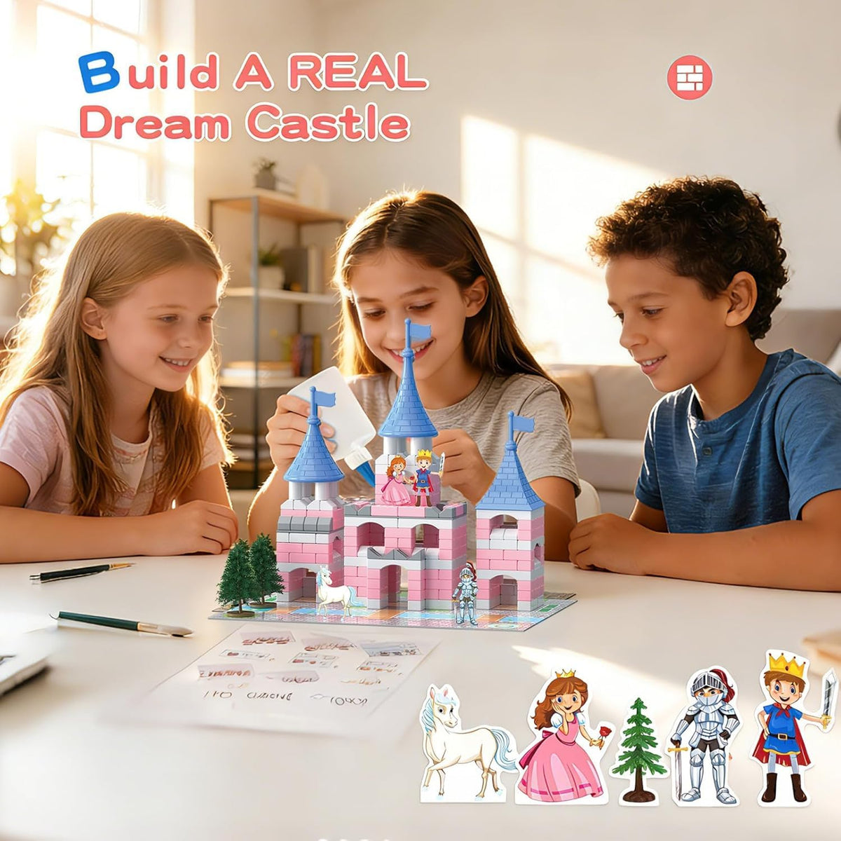 286 PCS Mini Brick Building Kit M493