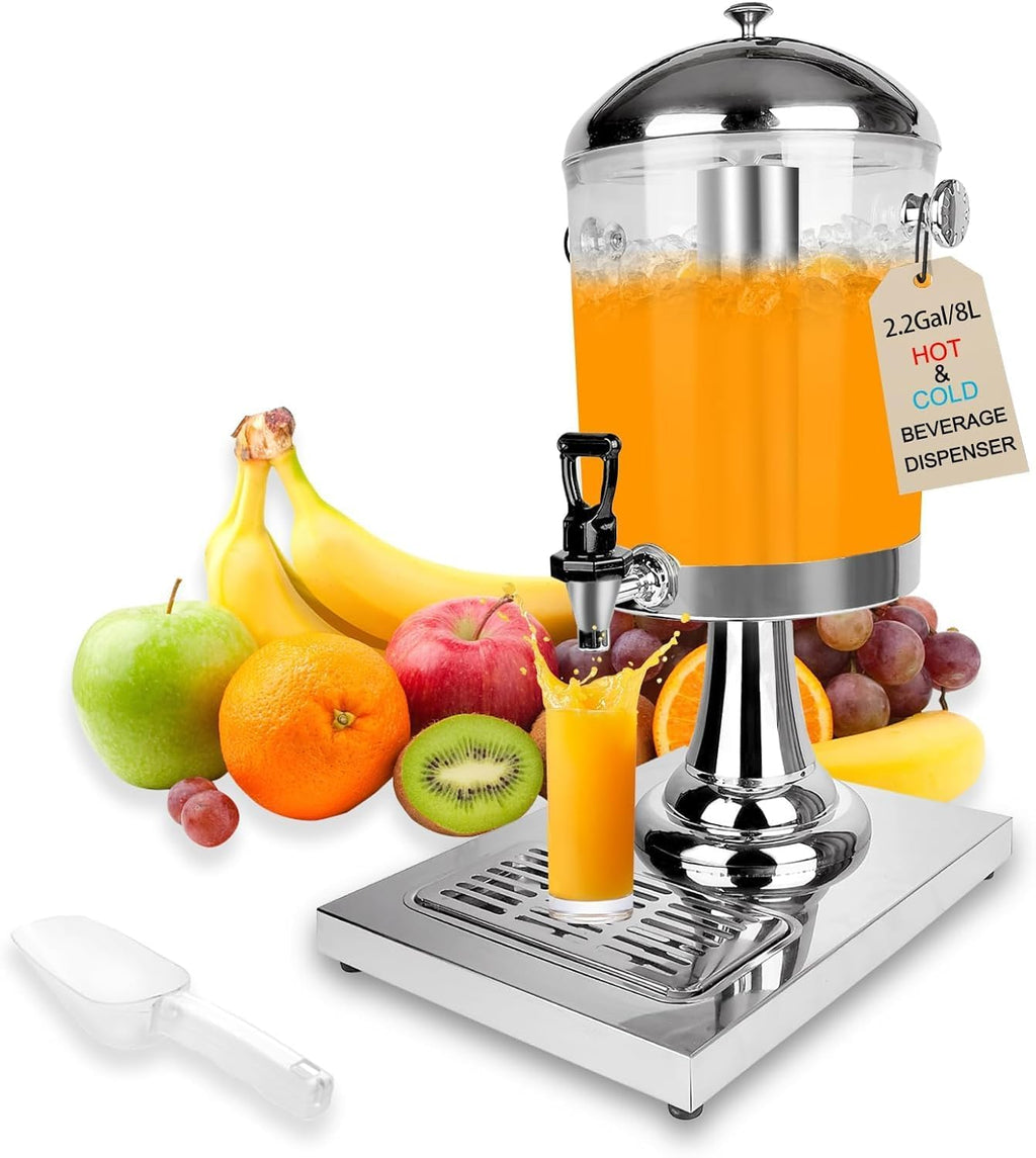 Stainless Steel Beverage Dispenser with Stand L465011