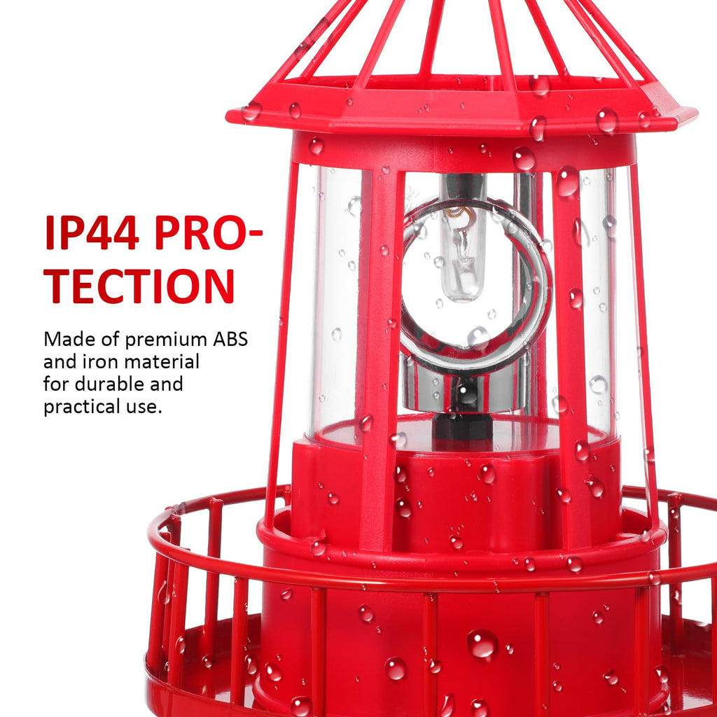 Solar Rotating Lighthouse Garden Light M144