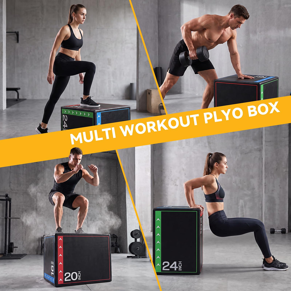 3 in 1 Plyometric Jump Box L77910