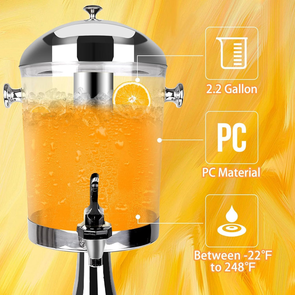Stainless Steel Beverage Dispenser with Stand L465011