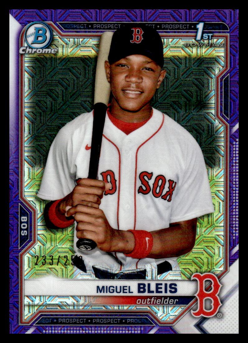 Purple Refractor Baseball Trading Card I4794