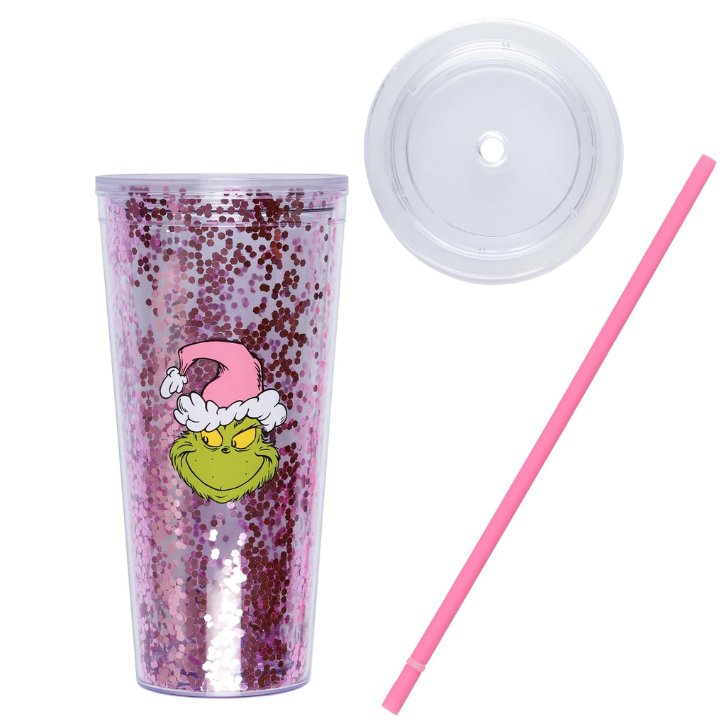 Pink 22 oz Insulated Tumbler with Straw S734278