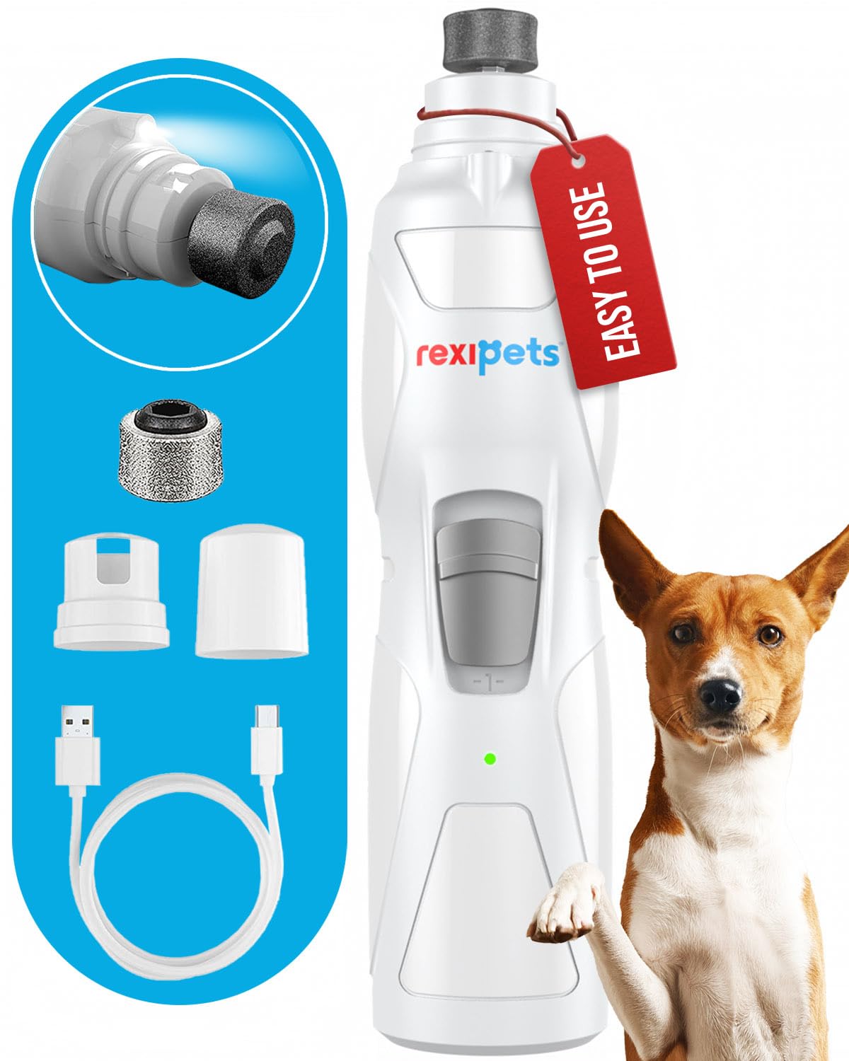Rechargeable Electric Pet Nail Grinder R7652