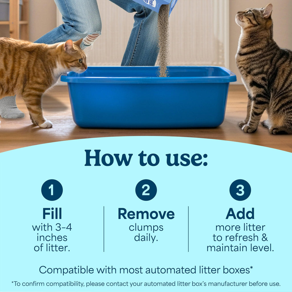 Unscented Multi Cat Clumping Cat Litter, 18.5 lb T7945