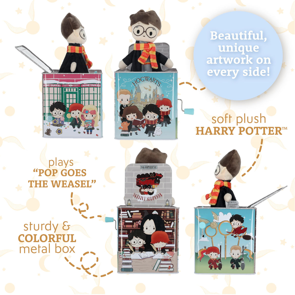 Harry Potter Jack-in-The-Box Musical Toy D34481