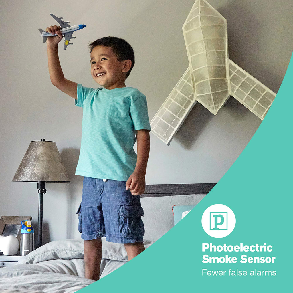 Hardwired Smoke and Carbon Monoxide Detector with Battery Backup, 3-Pack T32859