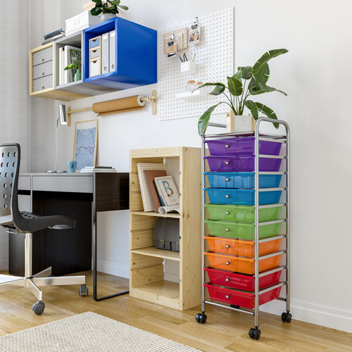 10 Drawer Rolling Storage Cart V357983