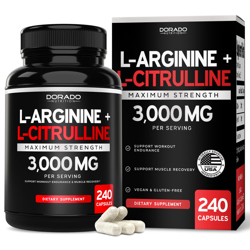 L Arginine L Citrulline 3000mg 240 Capsules N335051