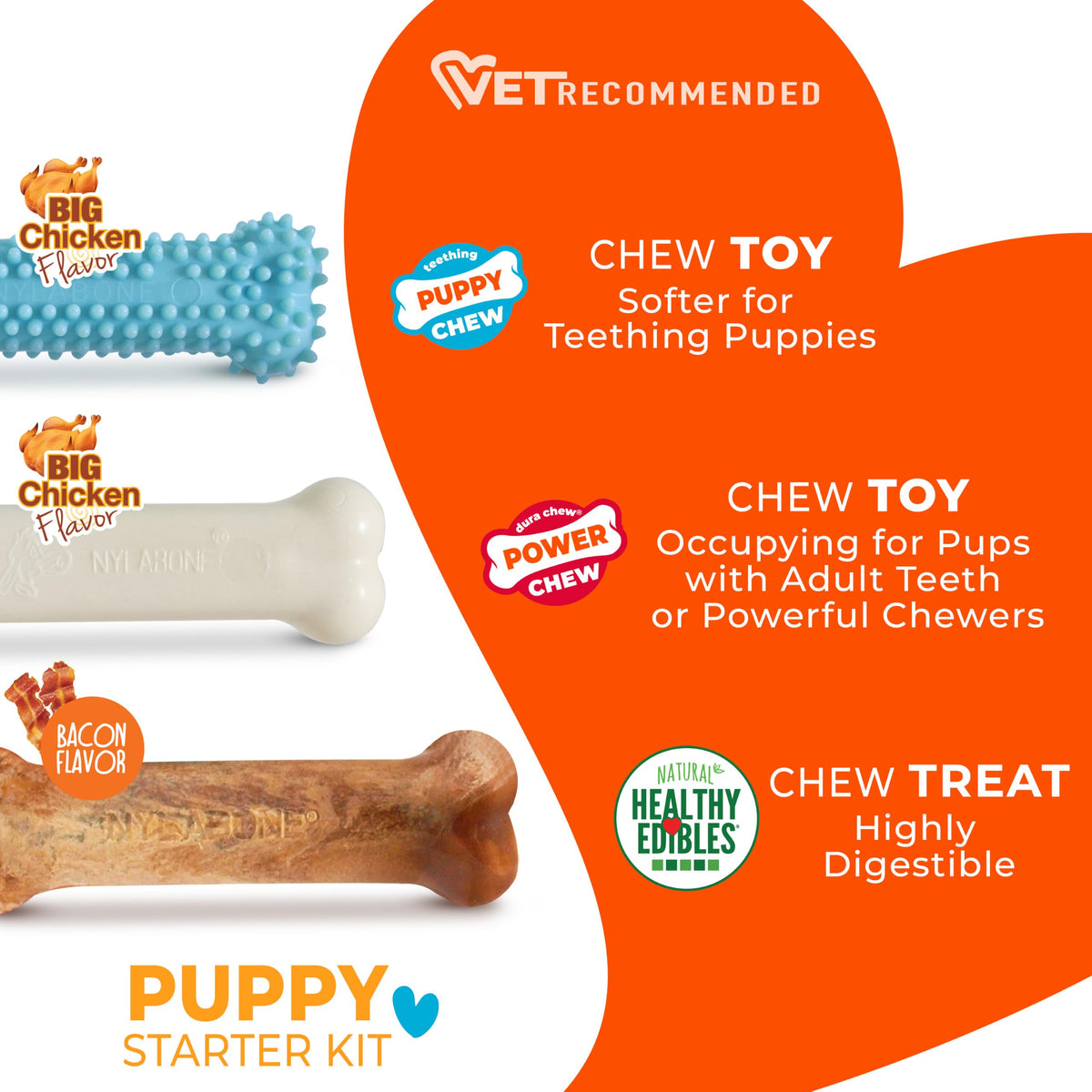 Puppy Teething Toys 3 Pack V7978