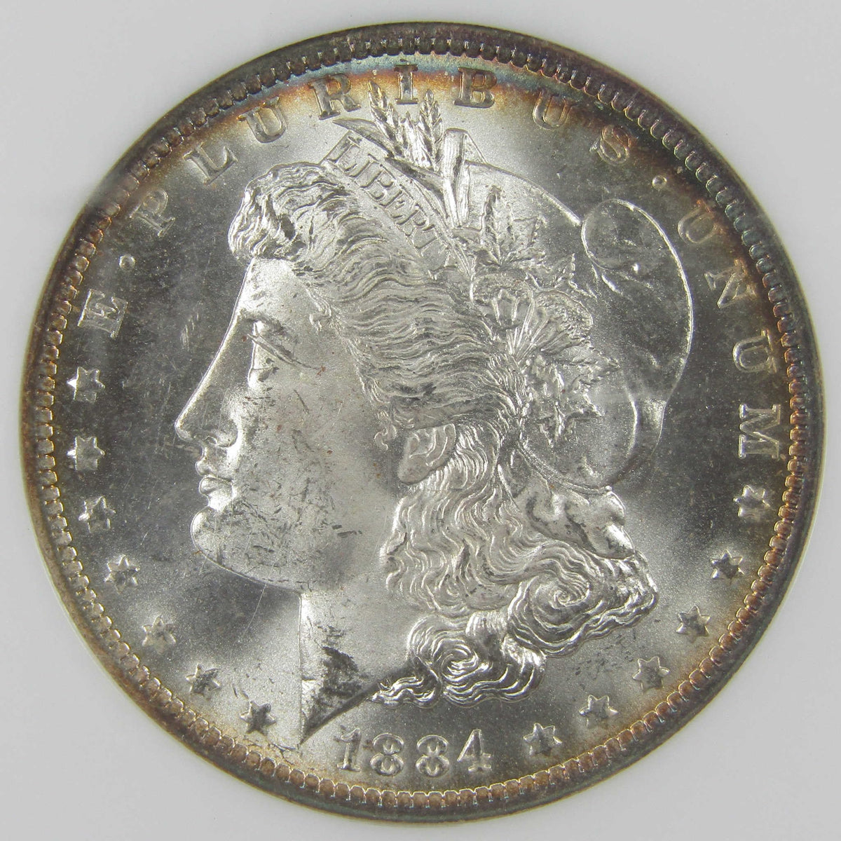 Morgan Silver Dollar MS 65 Uncirculated $1 Coin N7771