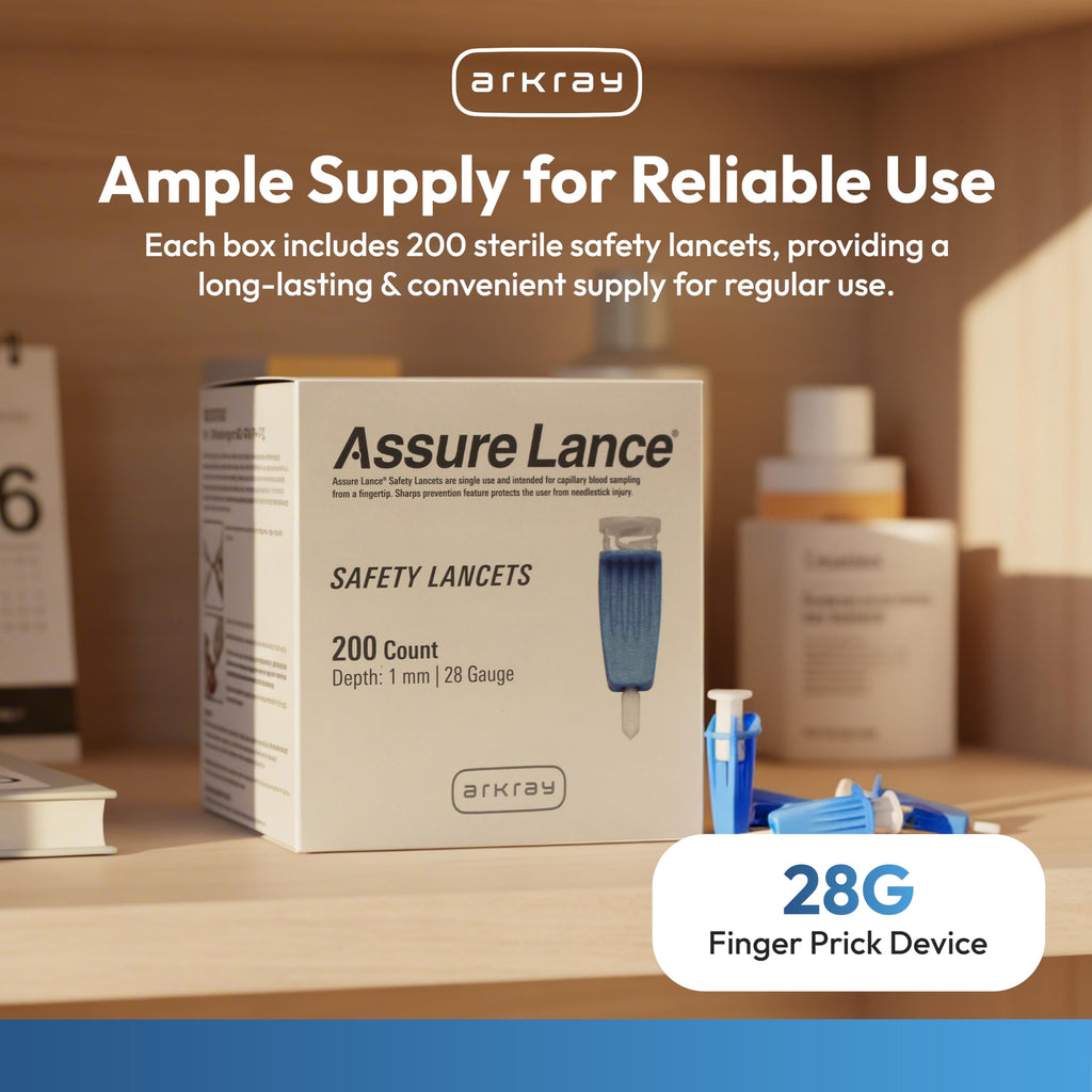 28G 1mm Safety Lancets, 200 Count P820353