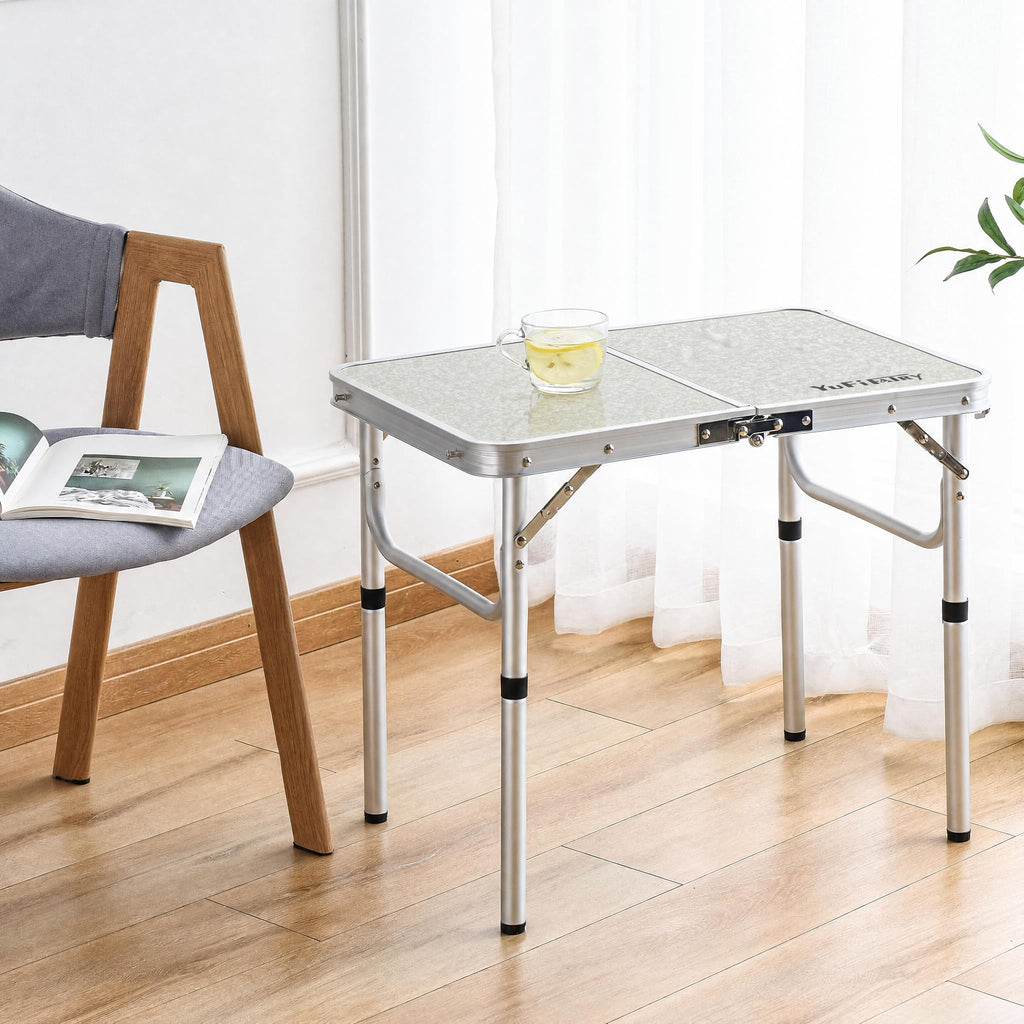 Adjustable Height Small Folding Camp Table L92292