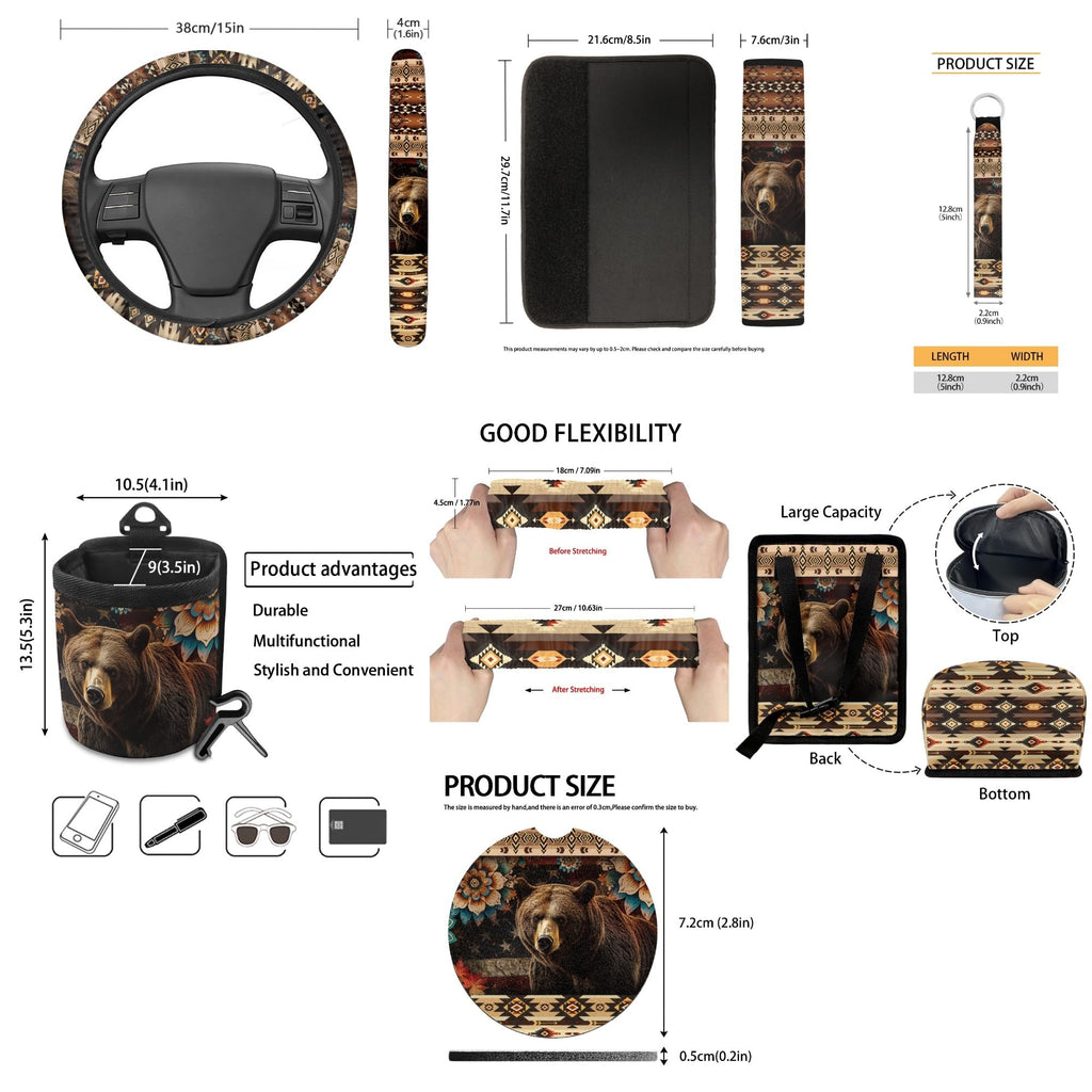 15 Pcs Car Seat Cover Set I1047