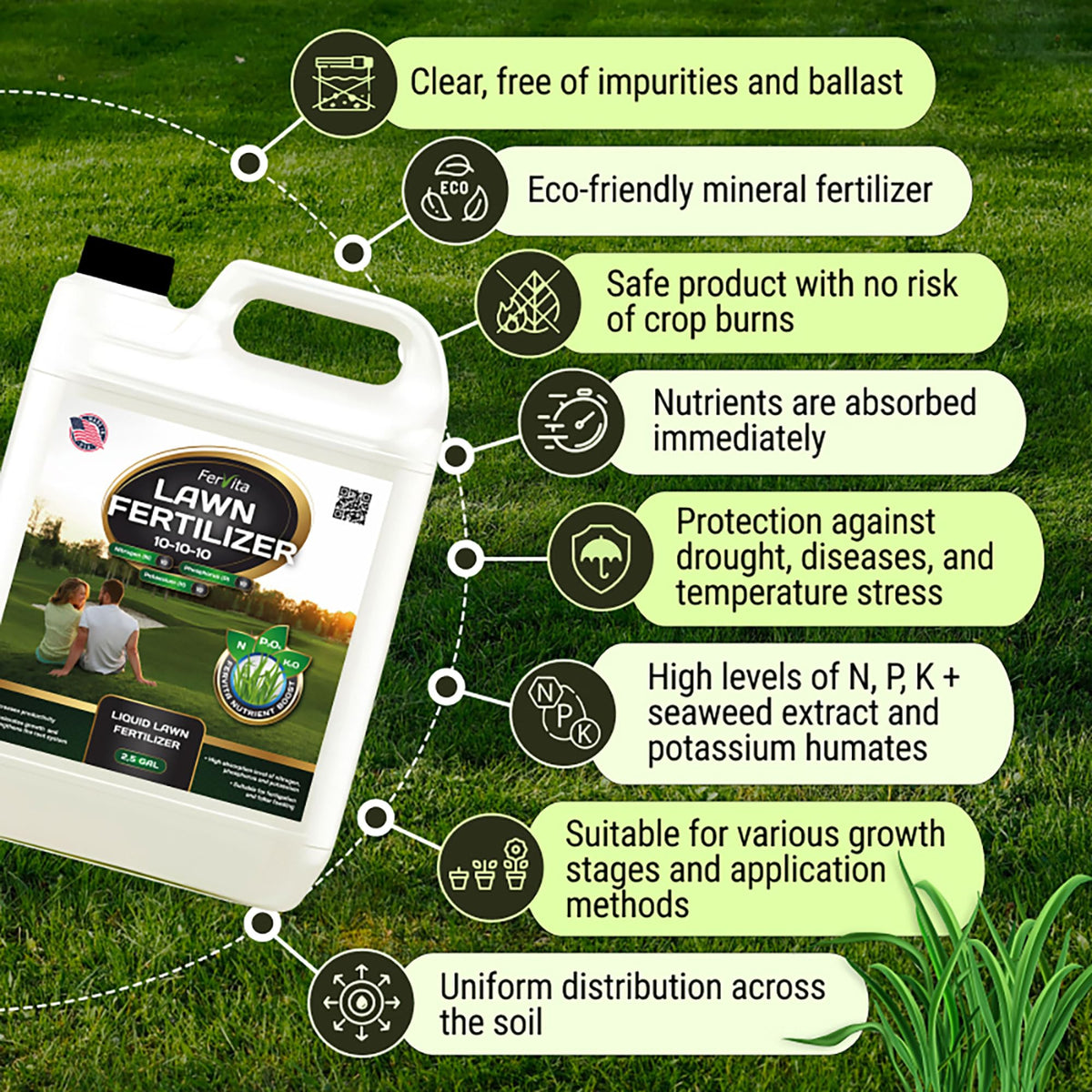 10-10-10 All Purpose Liquid Fertilizer 1gal Q9186