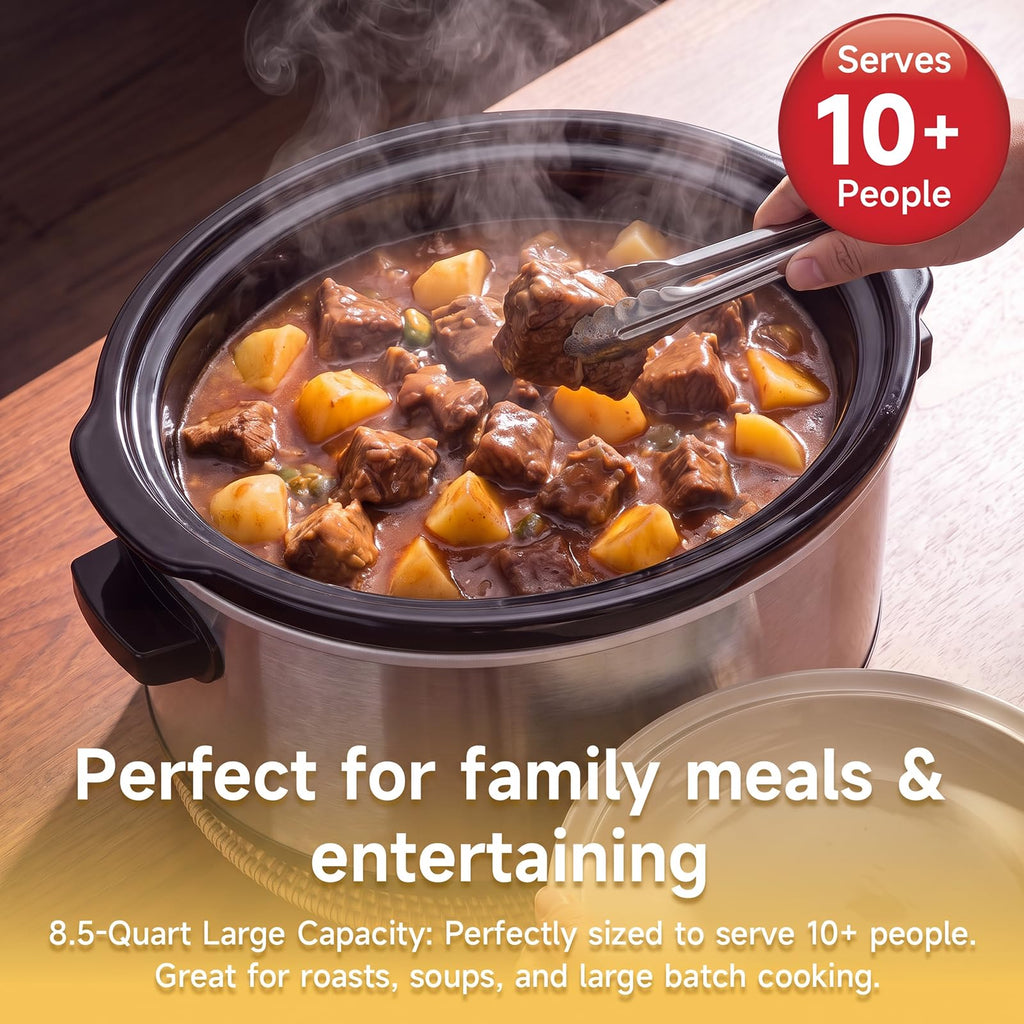 8.5 Qt Slow Cooker with Timer O3469