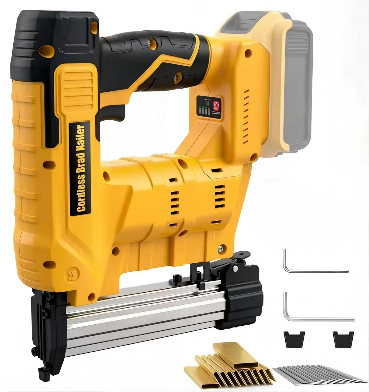 Cordless 18GA Brad Nailer & Stapler with 1000 Nails & Staples P1535